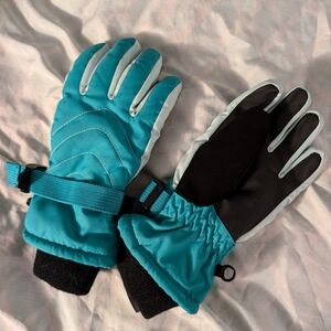 All in Motion Blue and Black Insulated Snow Gloves